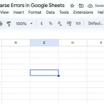 How to Fix Google Sheets Formula Parse Errors